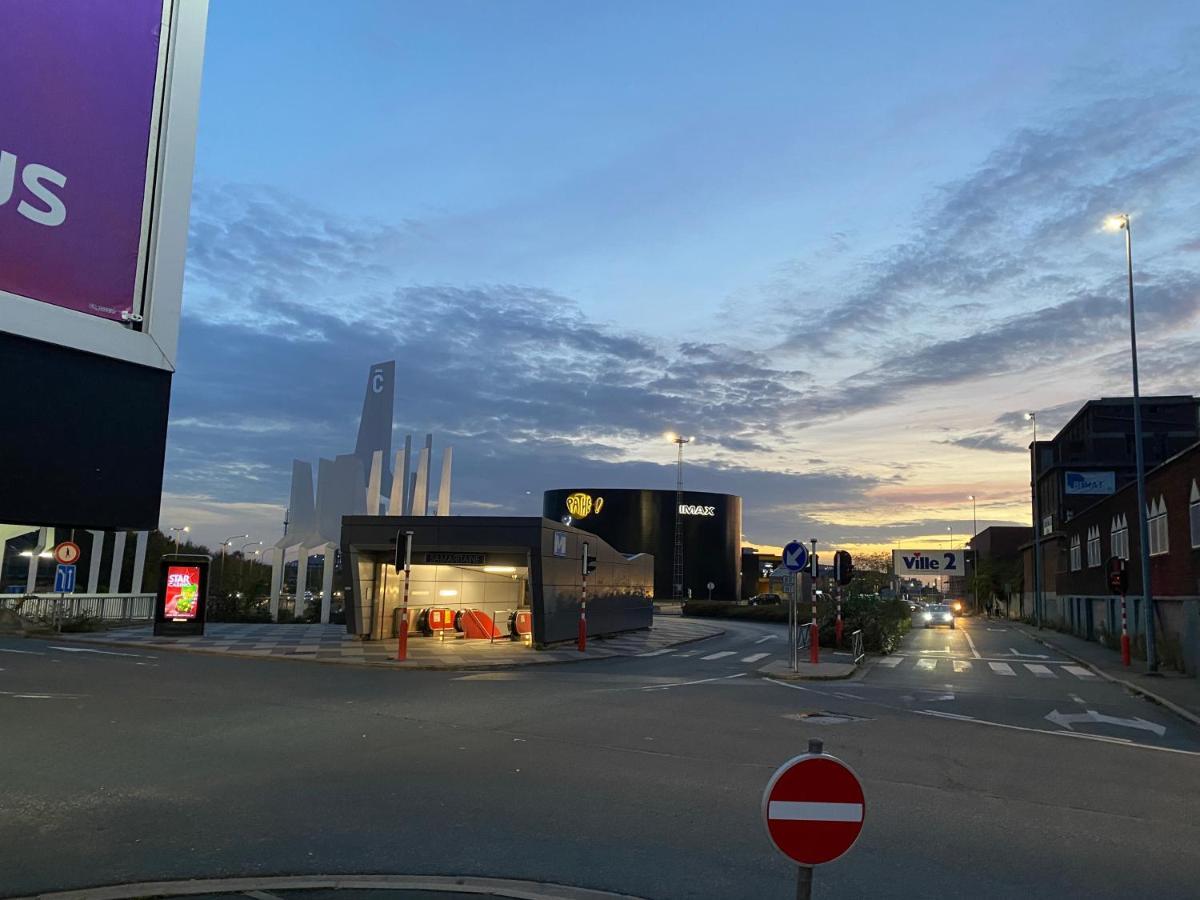 1-C Superbe Appartement Tres Calme Et Bien Decore Charleroi Buitenkant foto